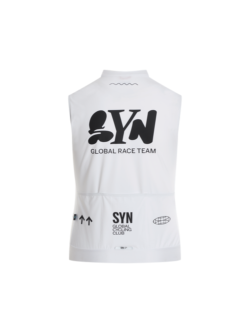 SYN 防潑背心 Pro Team Vest White 女款 白