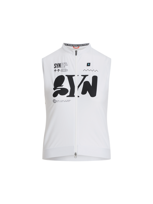 SYN 防潑背心 Pro Team Vest White 女款 白