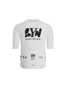 SYN 無拉鍊車衣 Pro Team Zippless Jersey White 男款 白