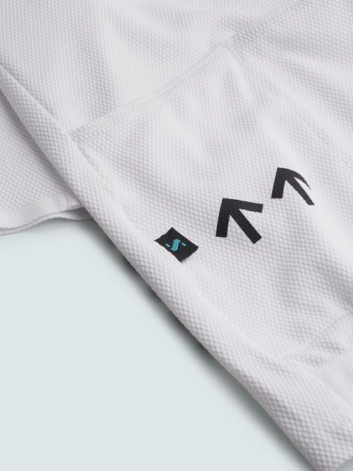 SYN 無拉鍊車衣 Pro Team Zippless Jersey White 男款 白