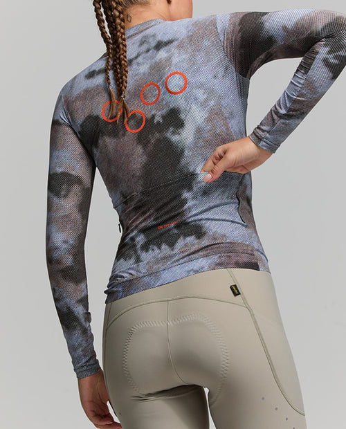 Pedla 薄長袖車衣 SuperSYSTEM LS Jersey Dark Purple 長袖 女款 灰