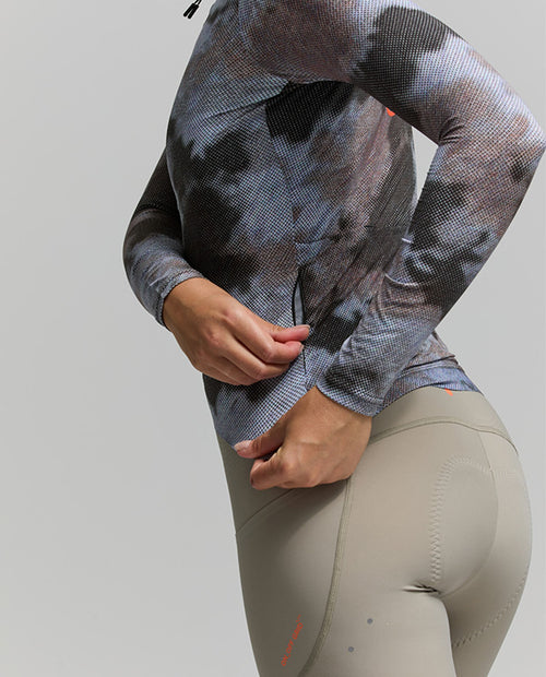 Pedla 薄長袖車衣 SuperSYSTEM LS Jersey Dark Purple 長袖 女款 灰