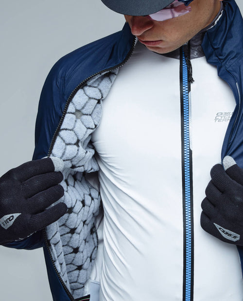 Q36.5 風雨衣外套 Pro Cycling Team Rain Shell Jacket Nautica Blue 男款 藍