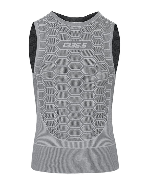 Q36.5 底衫BaseLayer 1 Sleeveless Ice 無袖 男款 灰