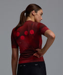 Pedla 車衣Race Division Training Jersey Grid Deep Red 女款 深紅
