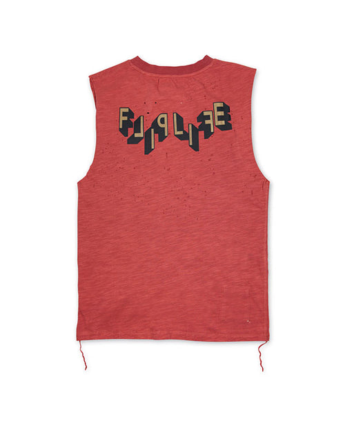 FLIPPOS 跑衣 SAVAGE TANK TEE (Women)橘