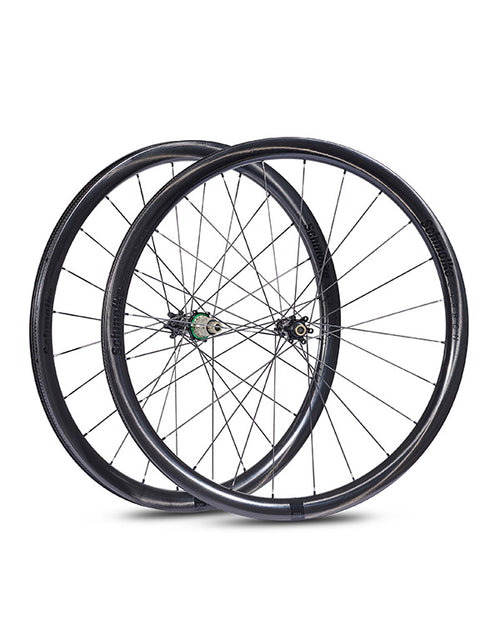 Schmolke 超輕量輪組 TLO 37 SPD3 黑色UD花紋