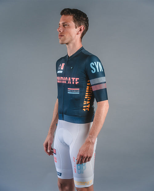 Biehler 車褲 Syndicate Race Team Bib Shorts White 男款 白