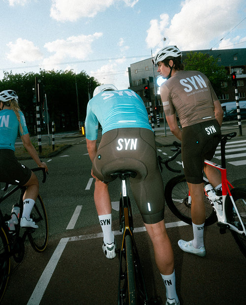 Biehler 車褲Syndicate Training Bib Shorts Bark 男款 深紅棕