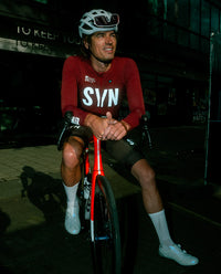 Biehler 長袖車衣Syndicate Training LS Jersey Crimson 男款 緋紅