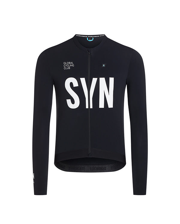 Biehler 長袖車衣Syndicate Training 2.0 LS Jersey Black 男款 黑