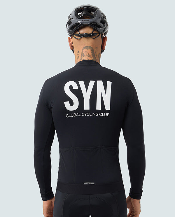 Biehler 長袖車衣Syndicate Training 2.0 LS Jersey Black 男款 黑