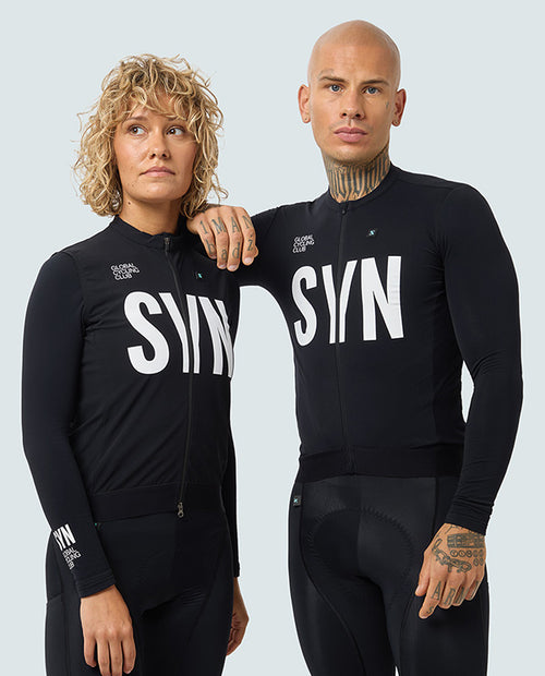 Biehler 長袖車衣Syndicate Training 2.0 LS Jersey Black 女款 黑