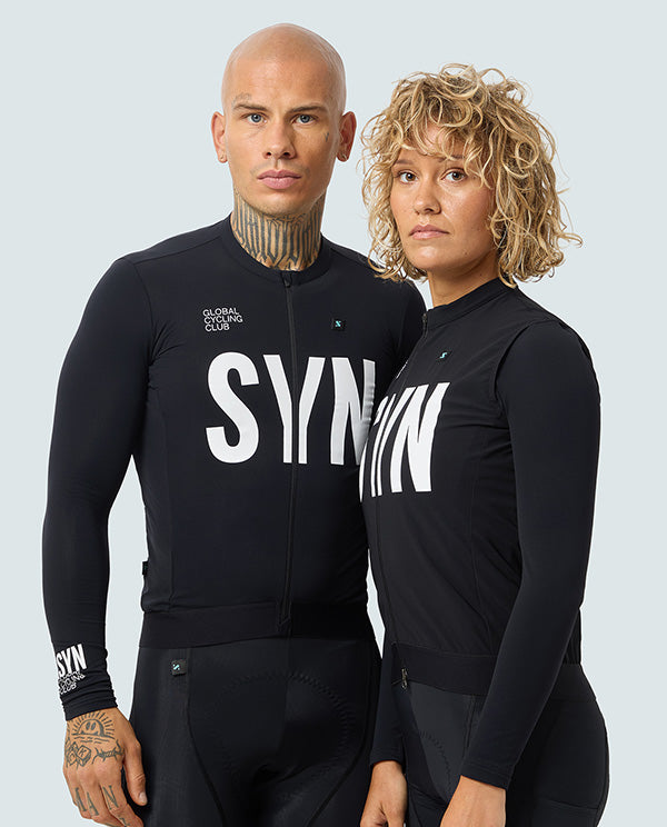 Biehler 長袖車衣Syndicate Training 2.0 LS Jersey Black 女款 黑