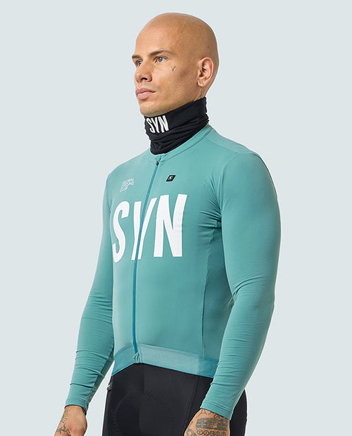 Biehler 長袖車衣Syndicate Training 2.0 LS Jersey Sea Green 男款 海洋綠
