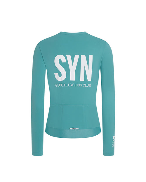 Biehler 長袖車衣Syndicate Training 2.0 LS Jersey Sea Green 女款 海洋綠