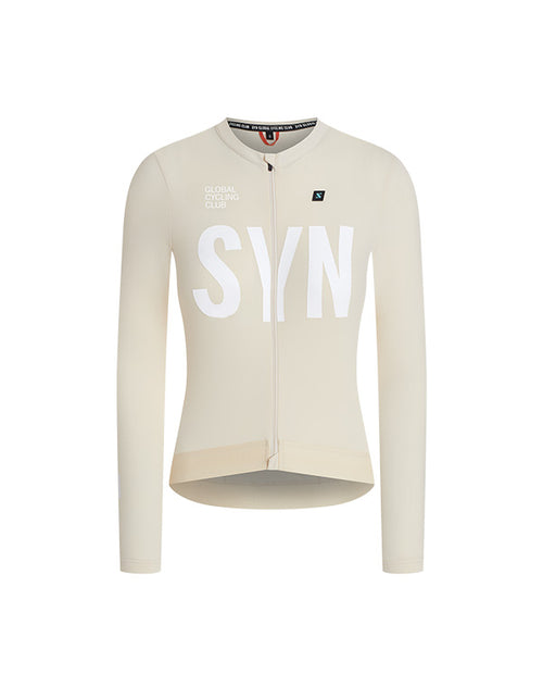 Biehler 長袖車衣Syndicate Training 2.0 LS Jersey Tonic 女款 米