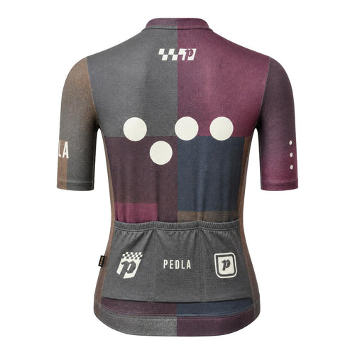 Pedla 車衣Heritage Training Jersey Tartan Purple 女款 藍紫格