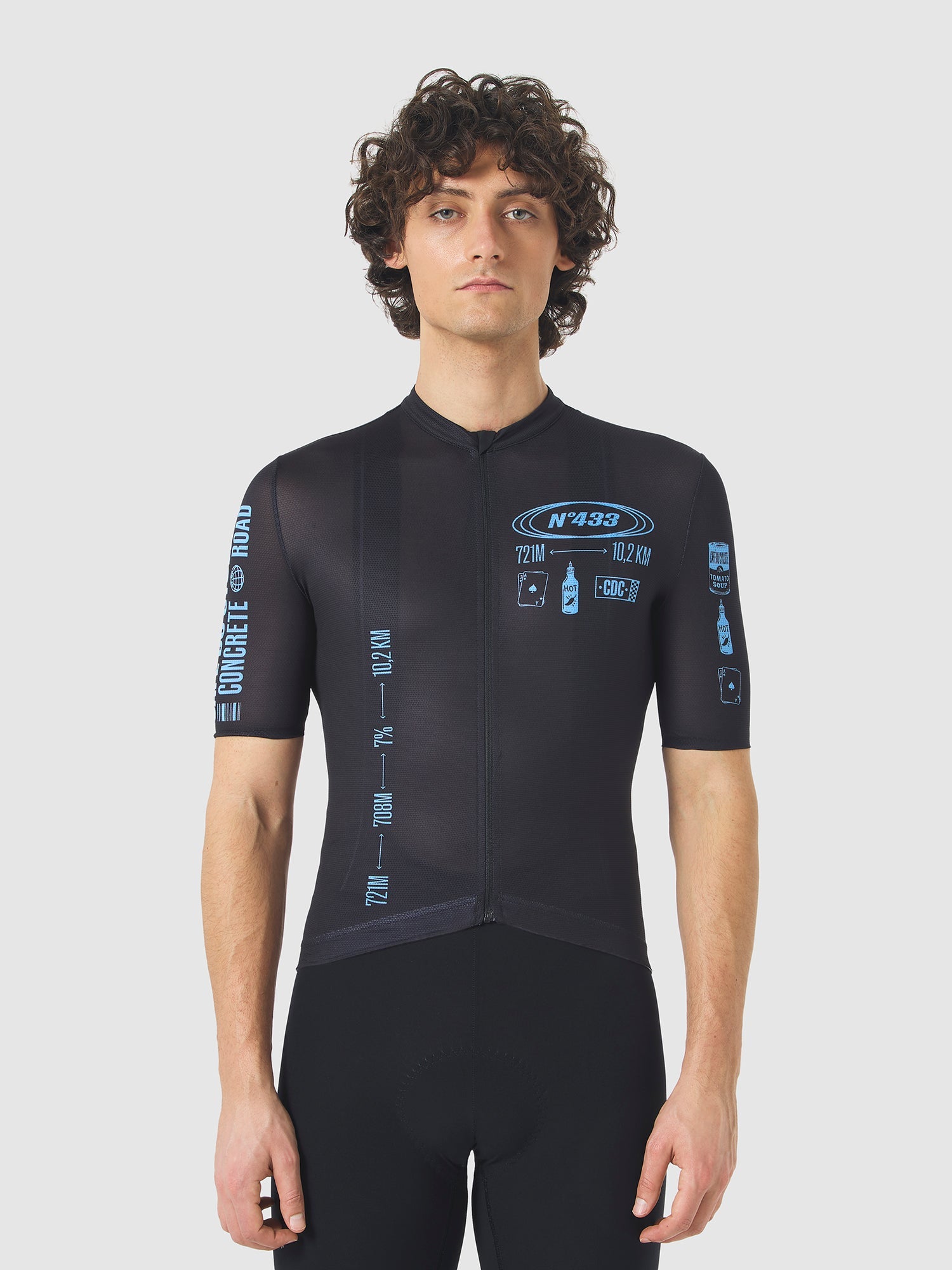 Café du Cycliste 車衣 Col. Sa Calobra Superlight Jersey 男款 黑亮藍
