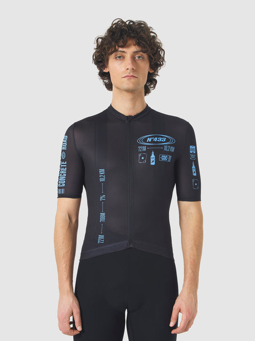 Café du Cycliste 車衣 Col. Sa Calobra Superlight Jersey 男款 黑亮藍