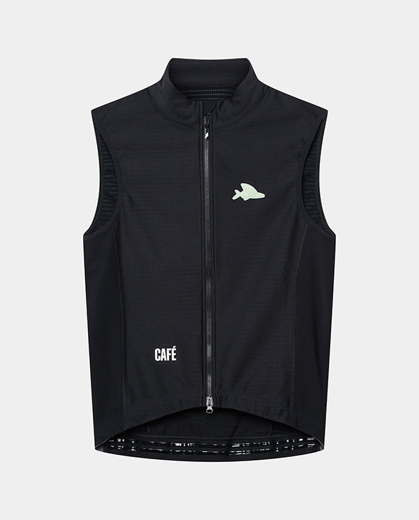 Café du Cycliste 背心 Sibille Softshell Gilet Black 男款 黑