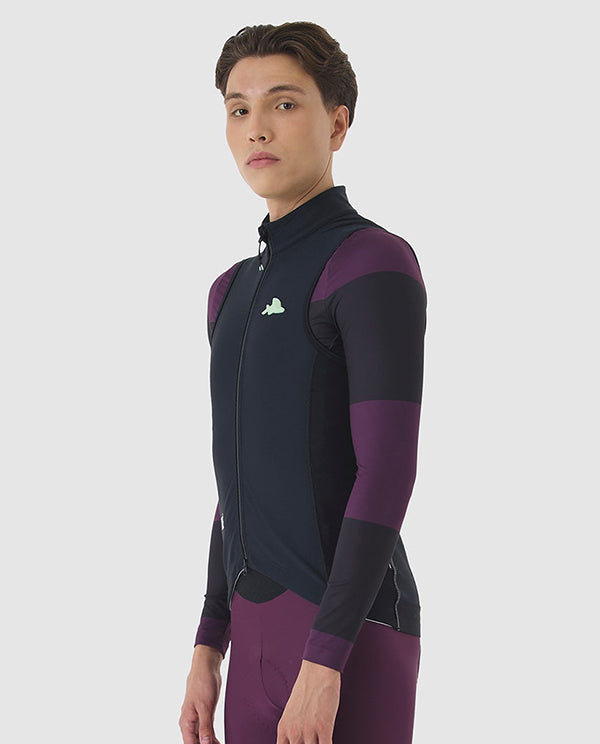 Café du Cycliste 背心 Sibille Softshell Gilet Black 男款 黑