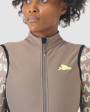 Café du Cycliste 背心 Sibille Softshell Gilet Oyster Grey 女款 棕