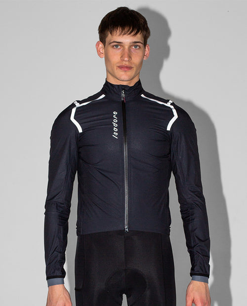 Isadore 輕量防水風雨衣 Signature Rain Jacket Anthracite 男款 黑