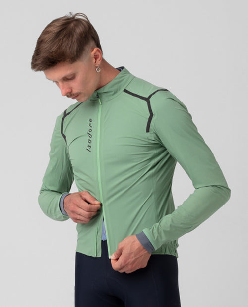 Isadore 輕量防水風雨衣 Signature Rain Jacket Basil 男款 草綠