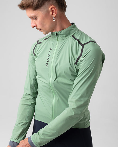 Isadore 輕量防水風雨衣 Signature Rain Jacket Basil 男款 草綠