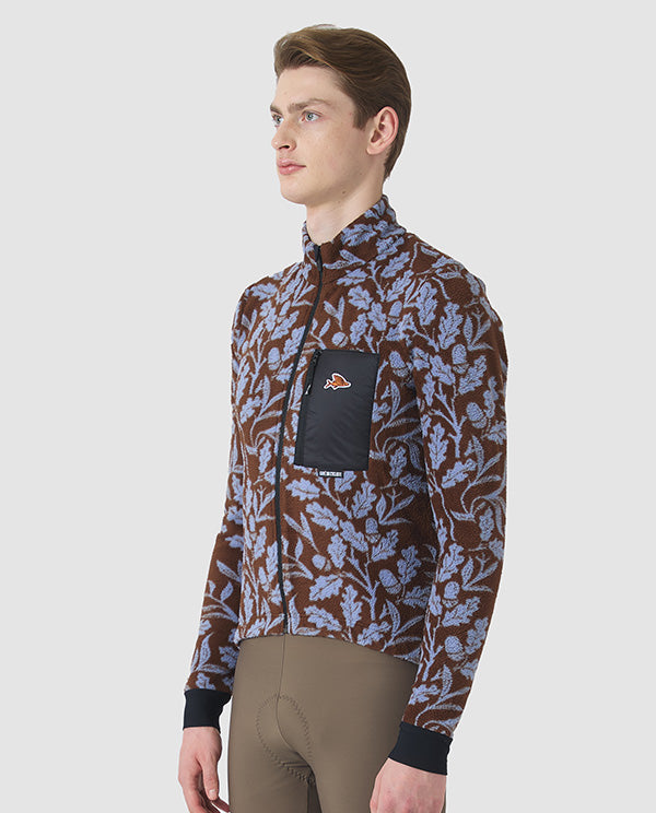 Café du Cycliste 車衣Solange Carob Verbena長袖 男款 櫟葉藍