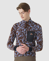 Café du Cycliste 車衣Solange Carob Verbena長袖 男款 櫟葉藍