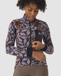 Café du Cycliste 車衣Solange Carob Verbena長袖 女款 櫟葉藍