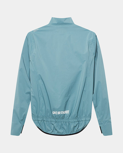 Café du Cycliste 外套Suzette DeepWater 防雨 男款 水藍