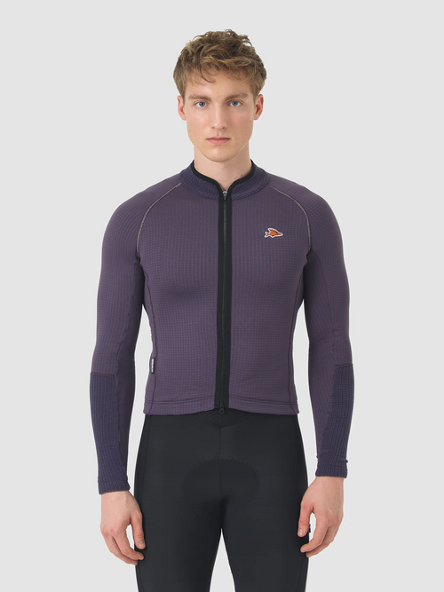 Café du Cycliste 車衣AUDAX Laure LS Jersey Purple Rain 長袖 男款 深紫
