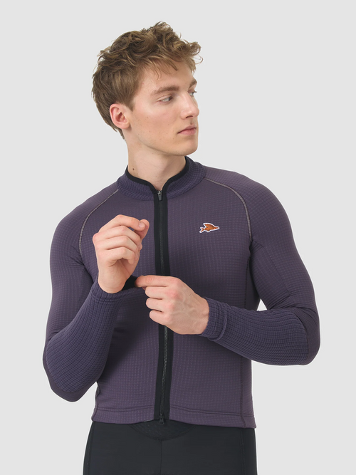 Café du Cycliste 車衣AUDAX Laure LS Jersey Purple Rain 長袖 男款 深紫