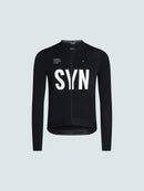 SYN 薄刷毛長袖車衣 Training LS Jersey 2.0 Black 男款 黑