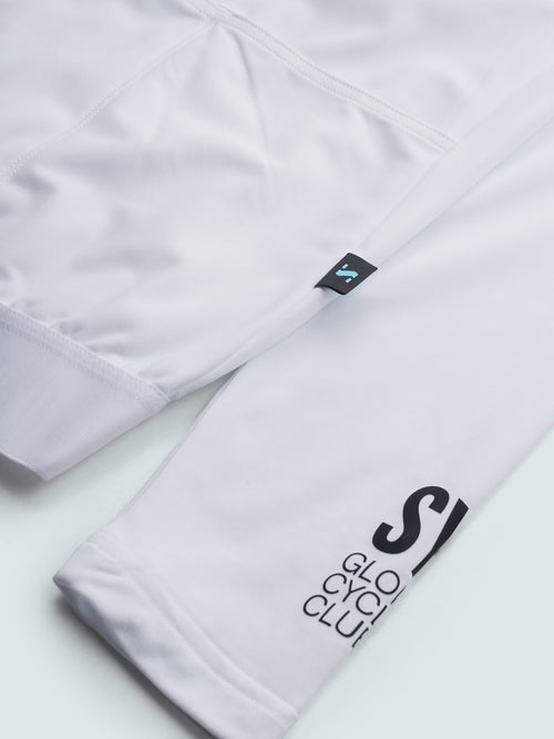 SYN 薄刷毛長袖車衣 Training LS Jersey 2.0 White 男款 白