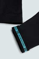 SYN 磁扣薄長口袋車褲 Training Bib Tights 2.0 Black 女款 黑