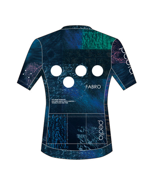 Pedla 車衣 Taiwan Textures Classic SS Jersey Dark Blue-Green 女款 黑綠綠