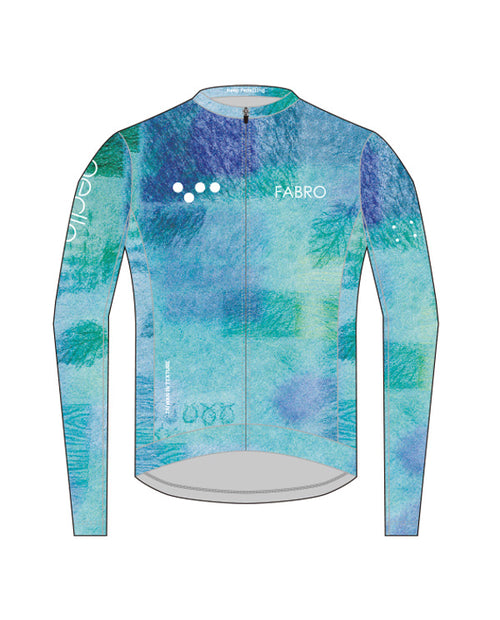 Pedla 薄長袖車衣 Taiwan Textures Classic LS Jersey Light Blue-Green 男款 淺藍綠