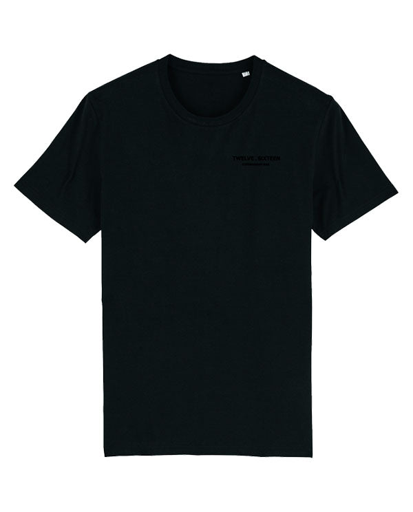 1216 T恤-夏經典短袖T恤 黑色