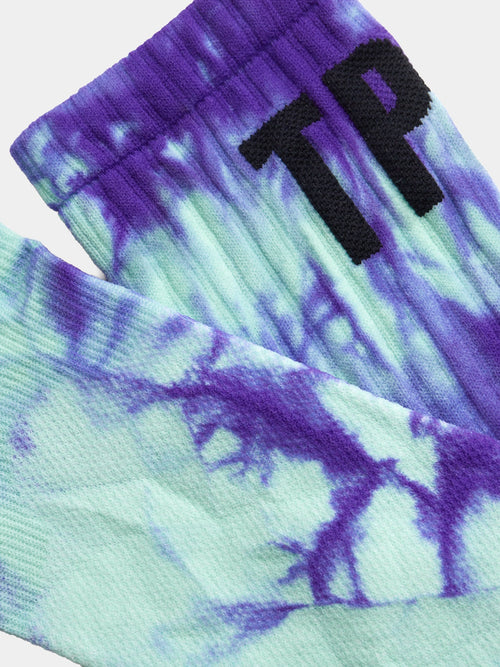 Café du Cycliste 車襪 Tie Dye Socks - Topologie 款名款 薄荷綠紫染