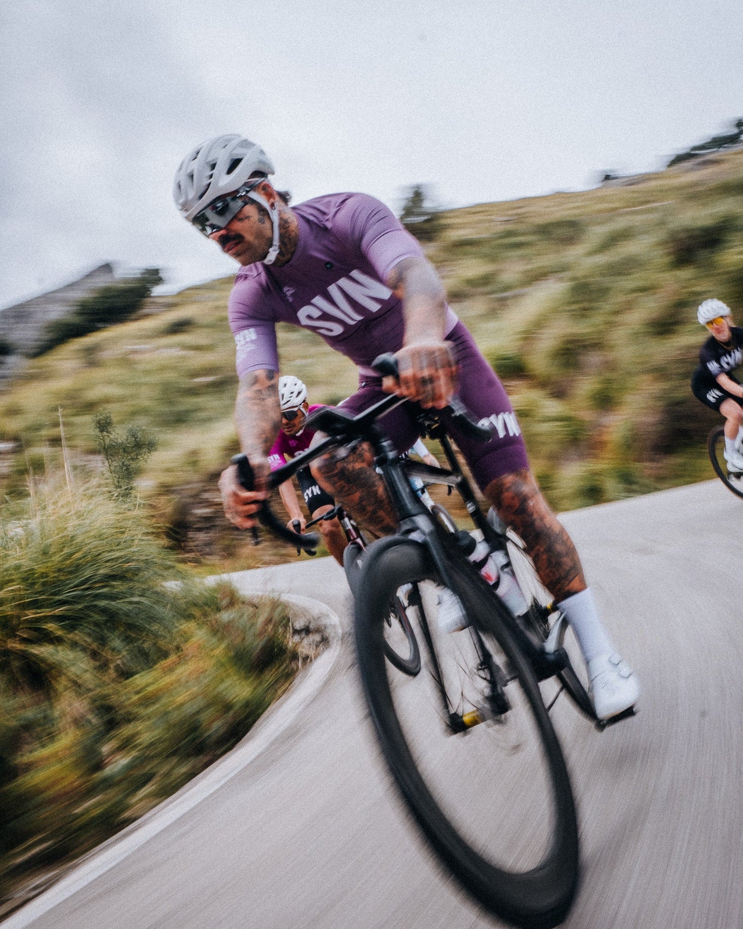 SYN 車褲 Training 2.0 Bib Shorts Electric 男款 紫