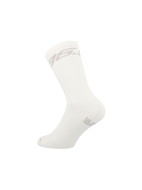 Q36.5 車襪Ultra Big Logo 19 Socks IceGrey 白底灰色