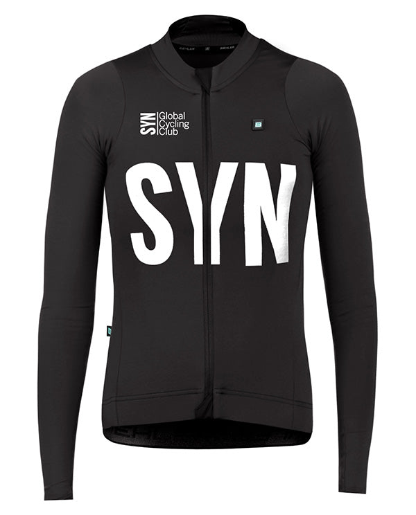 Biehler 長袖車衣Syndicate Training LS Jersey Black 女款 黑