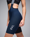 Givelo 磁扣車褲Lacefly 2.0 Bib Shorts Navy 女款 藍
