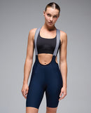 Givelo 磁扣車褲Lacefly 2.0 Bib Shorts Navy 女款 藍