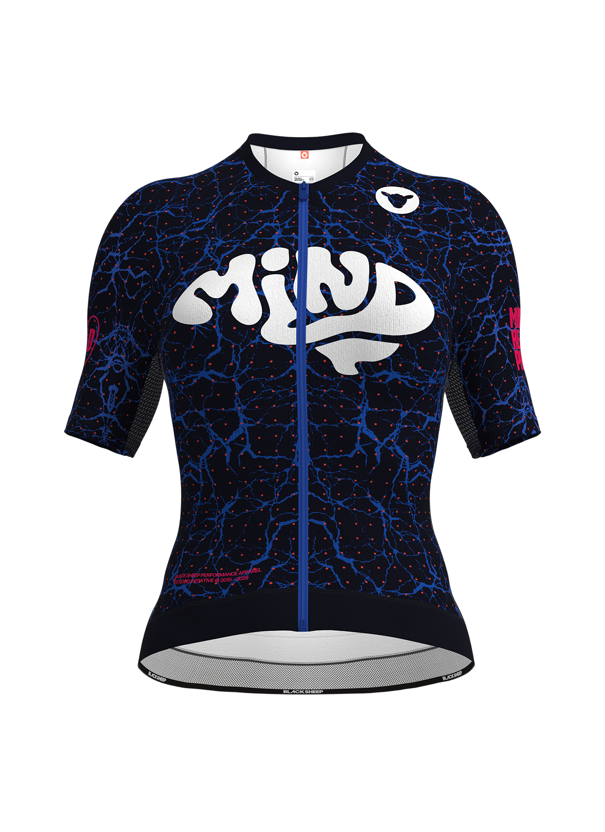 Black Sheep 黑羊 Team SS Jersey - Mind Health Black 女款 黑