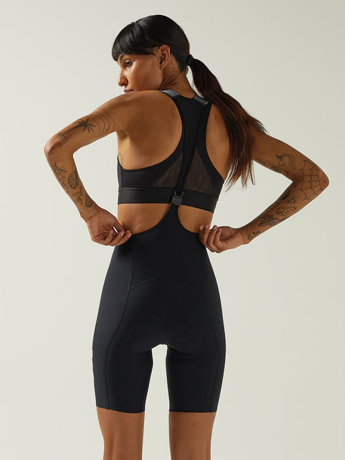 Givelo 車褲Lacefly Bib Shorts Black 女款 黑